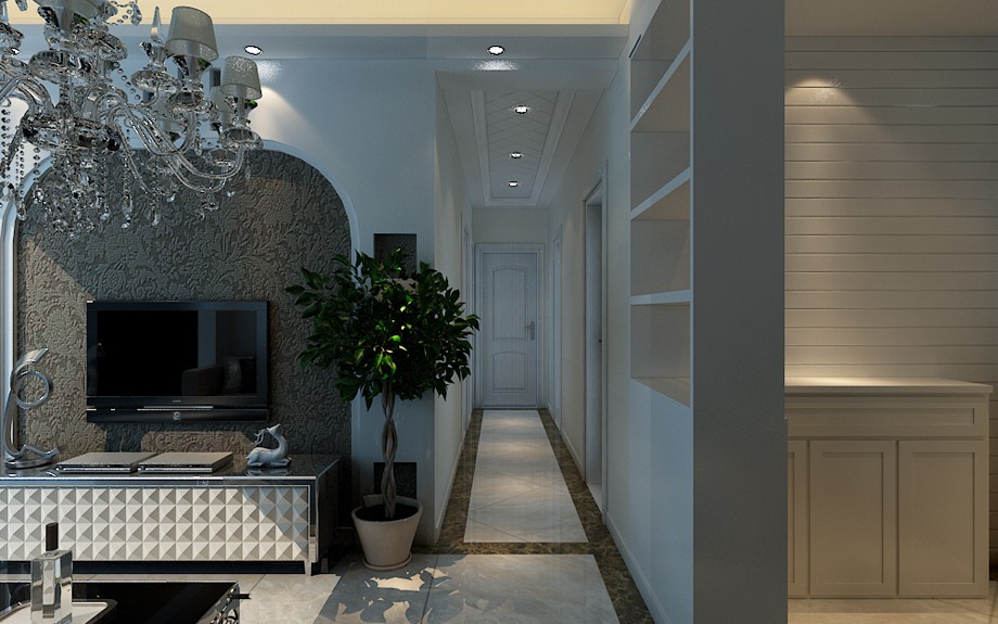 紫薇希望城97平米簡約風(fēng)格