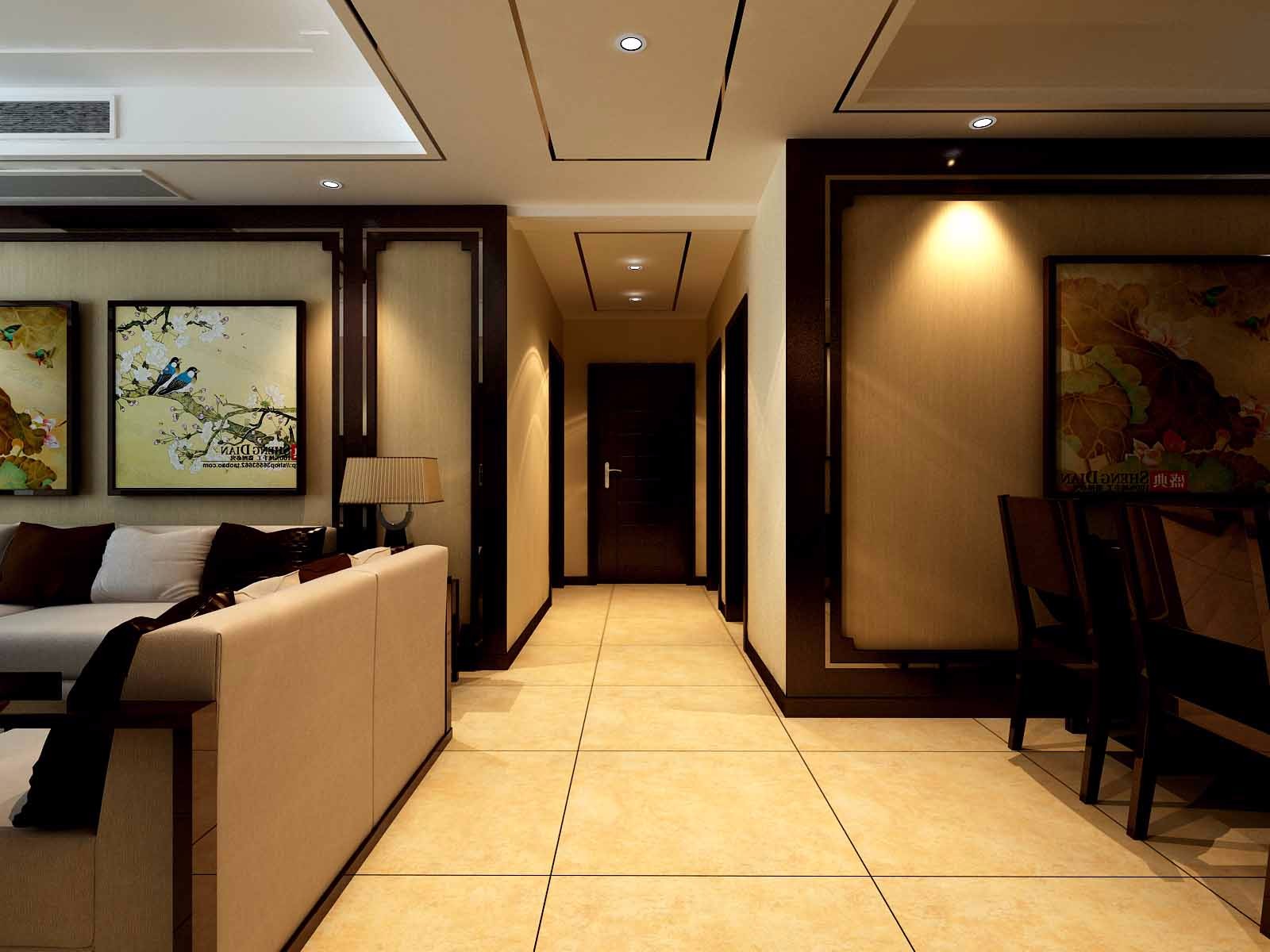 綠地曲江名城小區(qū)150平米新中式風(fēng)格設(shè)計(jì)方案