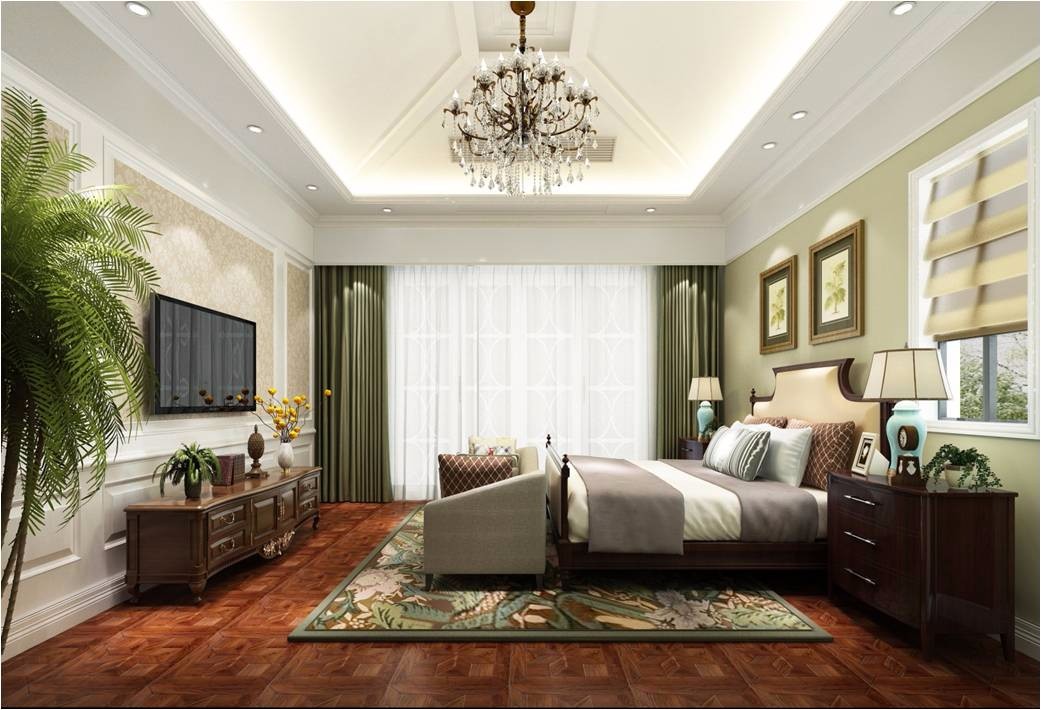 國(guó)色天香/260平米/美式