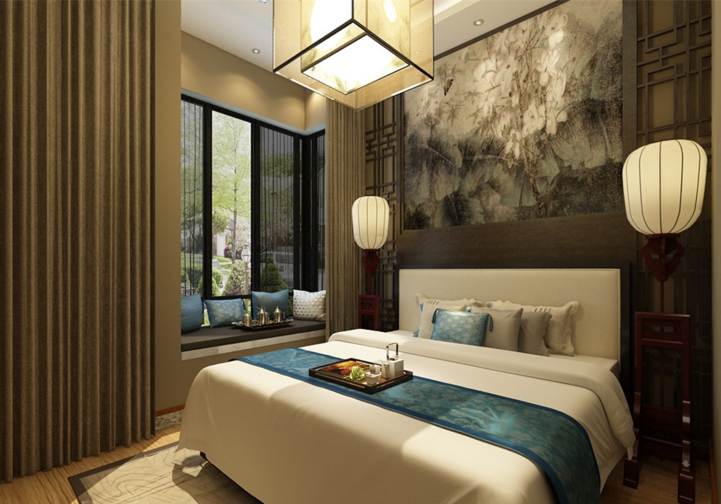 曲江名城/124平米/中式風(fēng)格