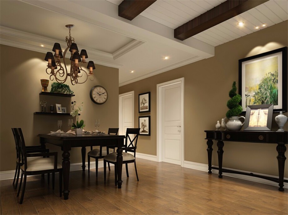 高科尚都100平美式風格設計方案