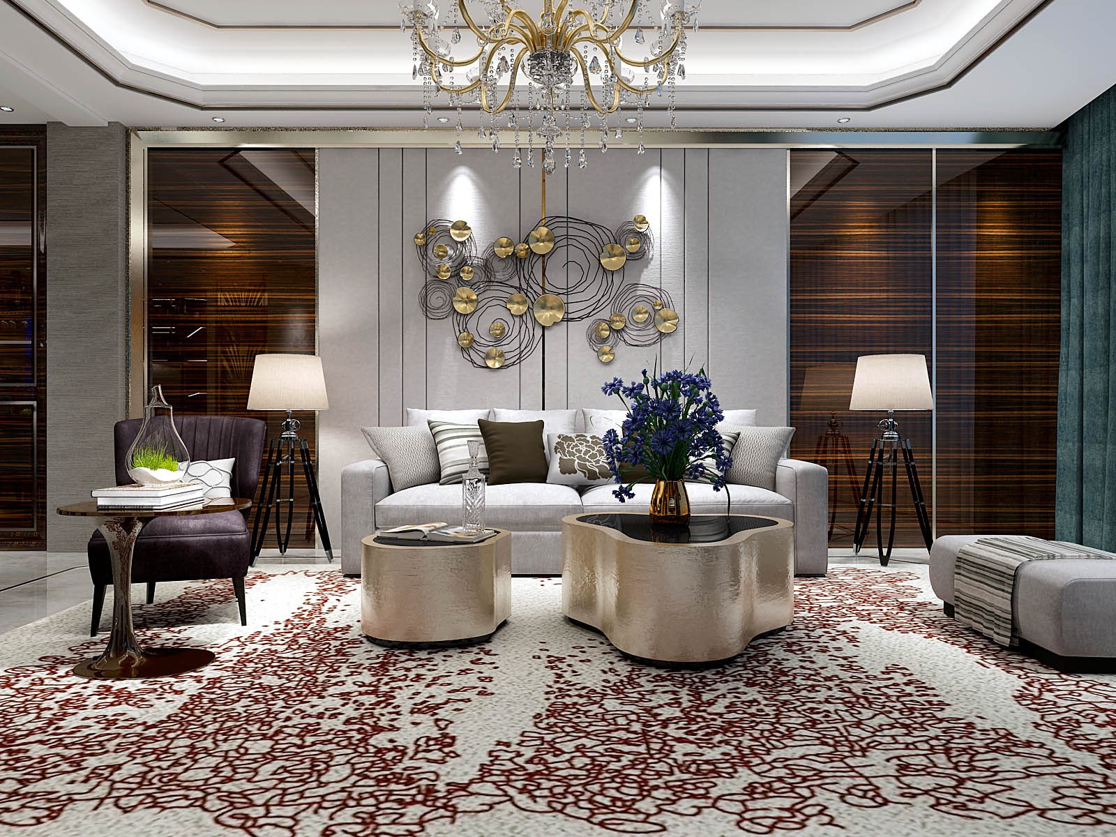 恒天國際城小區(qū)164平米現(xiàn)代簡約風(fēng)格設(shè)計方案