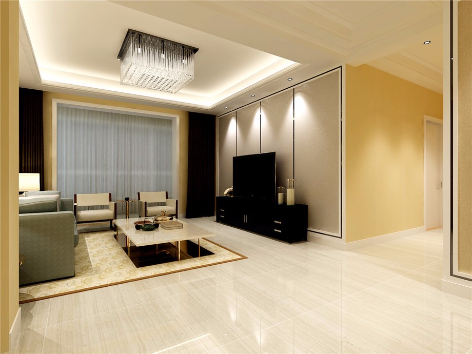 銘城國際社區(qū)150平米現(xiàn)代簡約設(shè)計(jì)方案