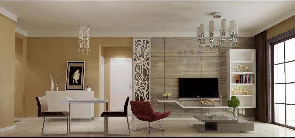 建邦華庭96平米現(xiàn)代簡約風格