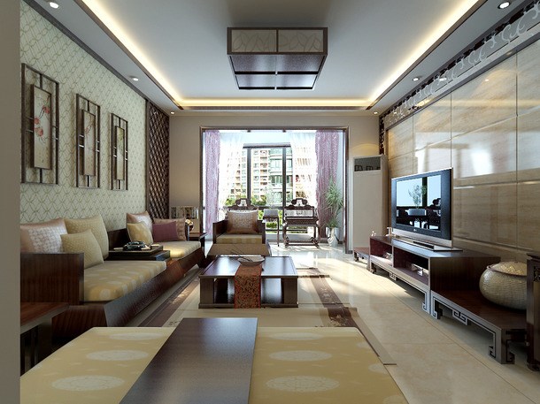 翠竹園/110平米/新中式風格