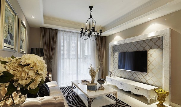 陽光麗城/130平米/現(xiàn)代簡約