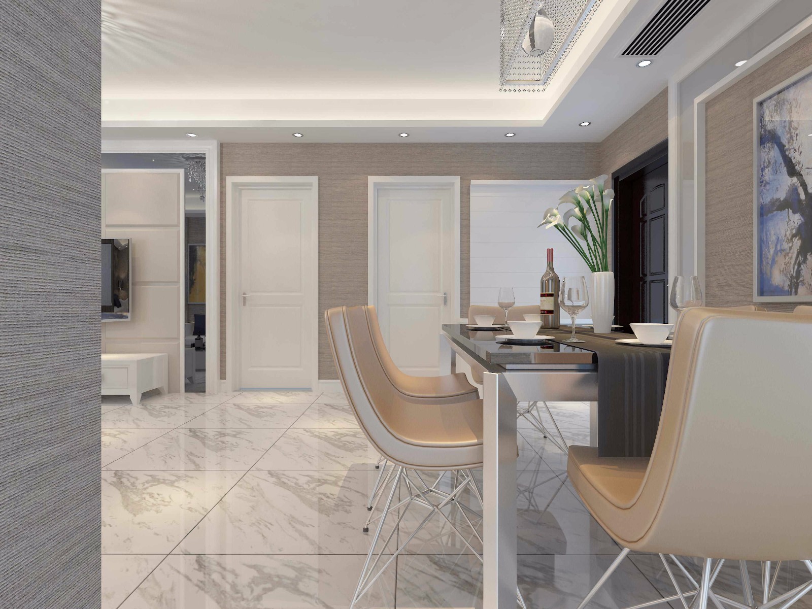 西安東方米蘭國(guó)際城 112平三室 現(xiàn)代簡(jiǎn)約