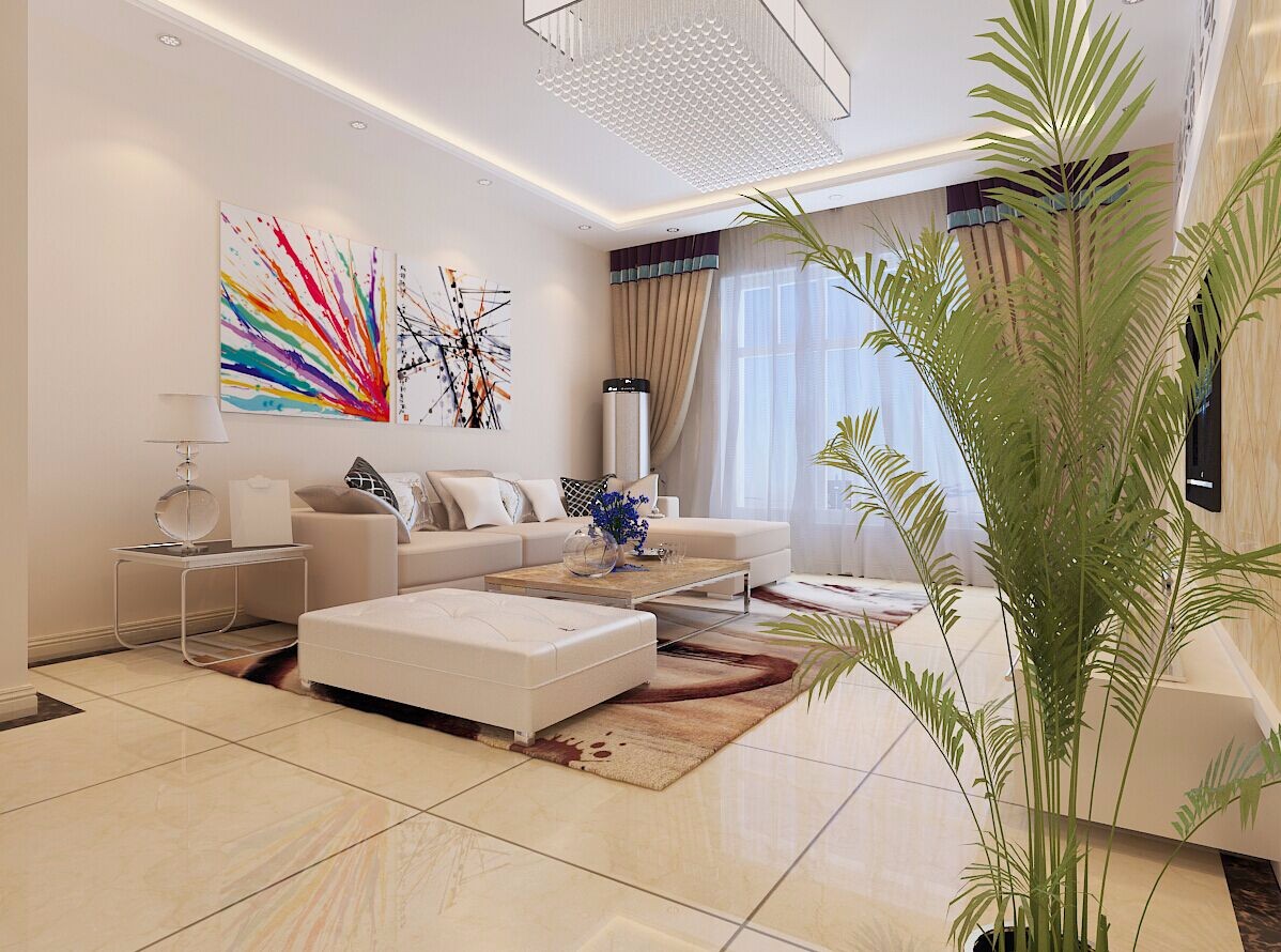 西安龍湖花千樹120平三室 簡約風(fēng)格