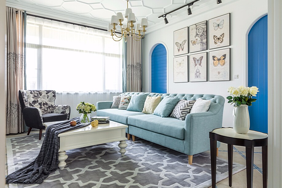 西市佳郡/140平米/美式田園風(fēng)格