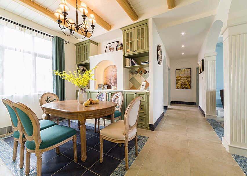 西市佳郡/140平米/美式田園風(fēng)格