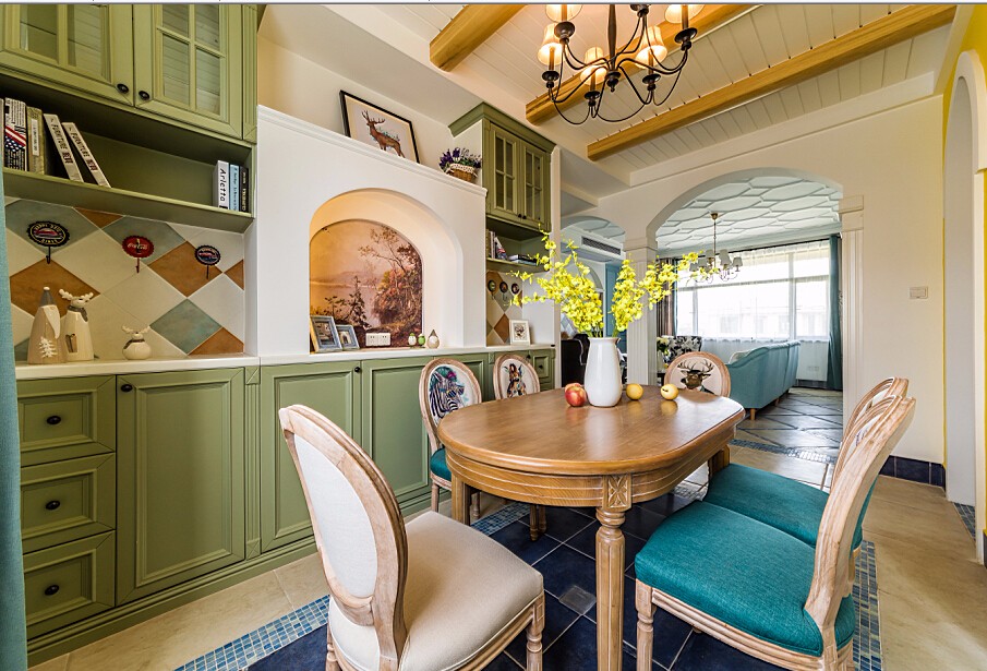 西市佳郡/140平米/美式田園風(fēng)格