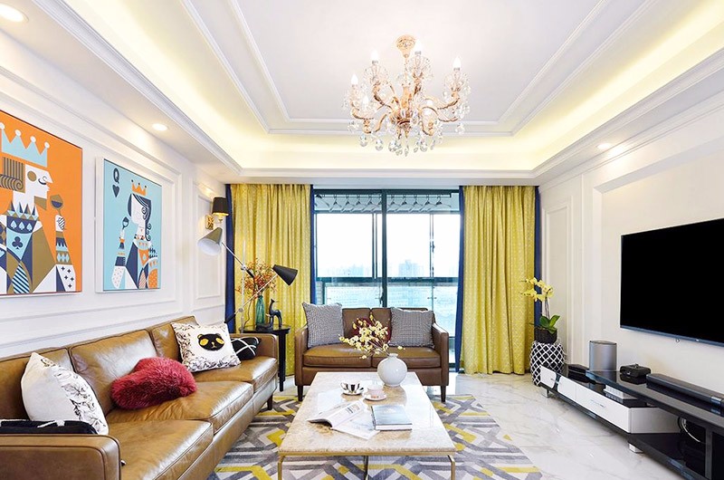 金地翔悅小區(qū)/145平米/時(shí)尚小美式