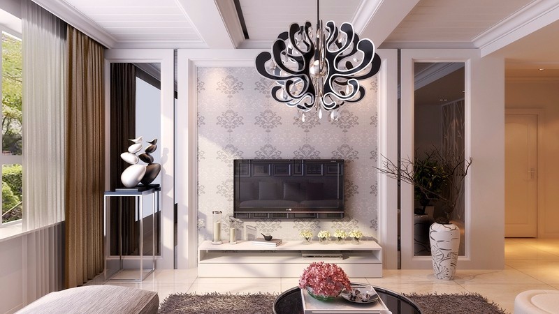 綠地國際花都120平米三室 現(xiàn)代簡約風(fēng)格