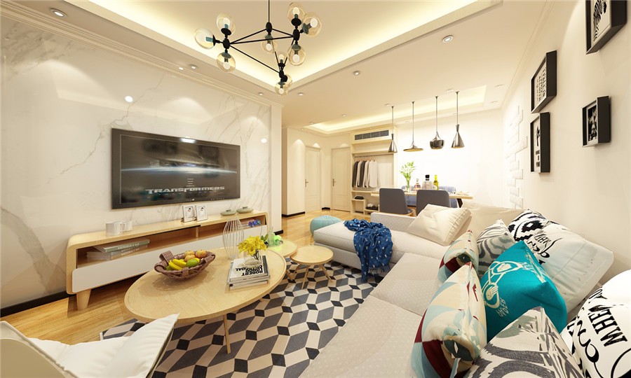 金科天籟城110平方米現(xiàn)代風(fēng)格