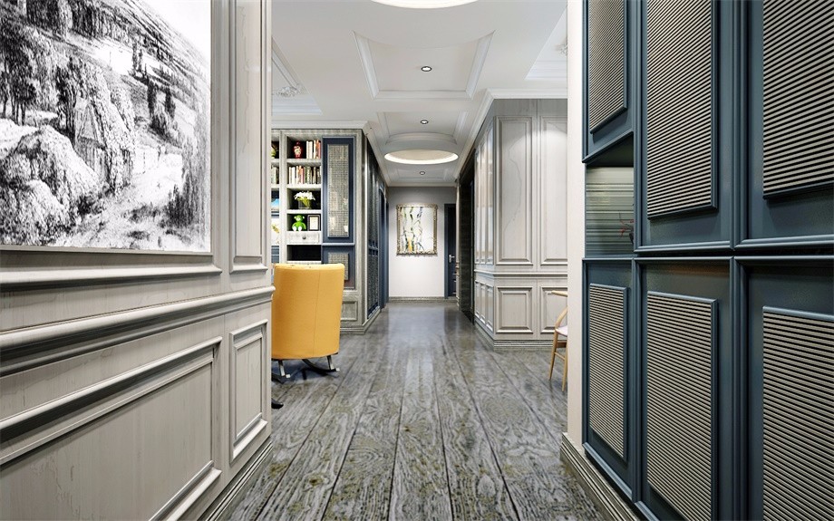 金地湖城大境150平-三居室-簡約風格 