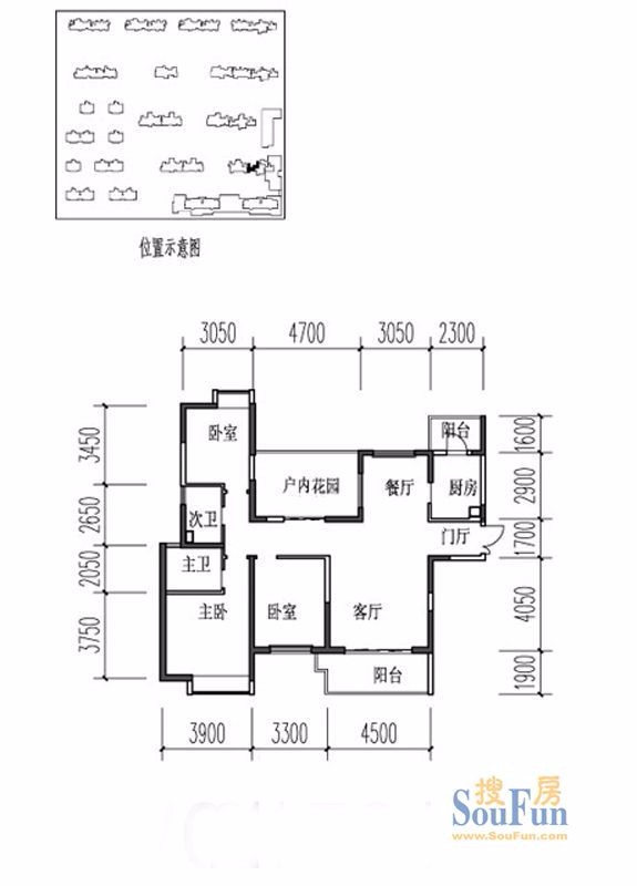 金地湖城大境150平-三居室-簡約風格 