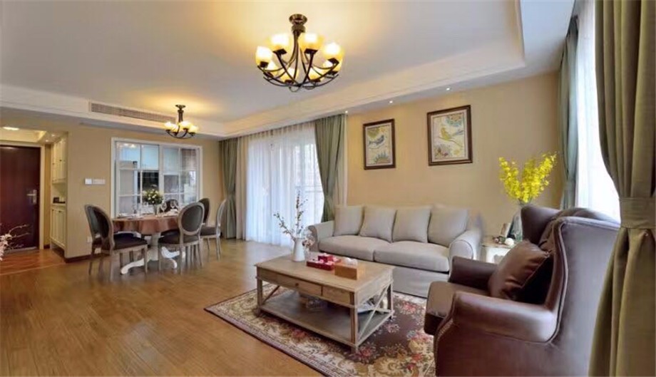 保利拉菲130平簡美風(fēng)格設(shè)計案例