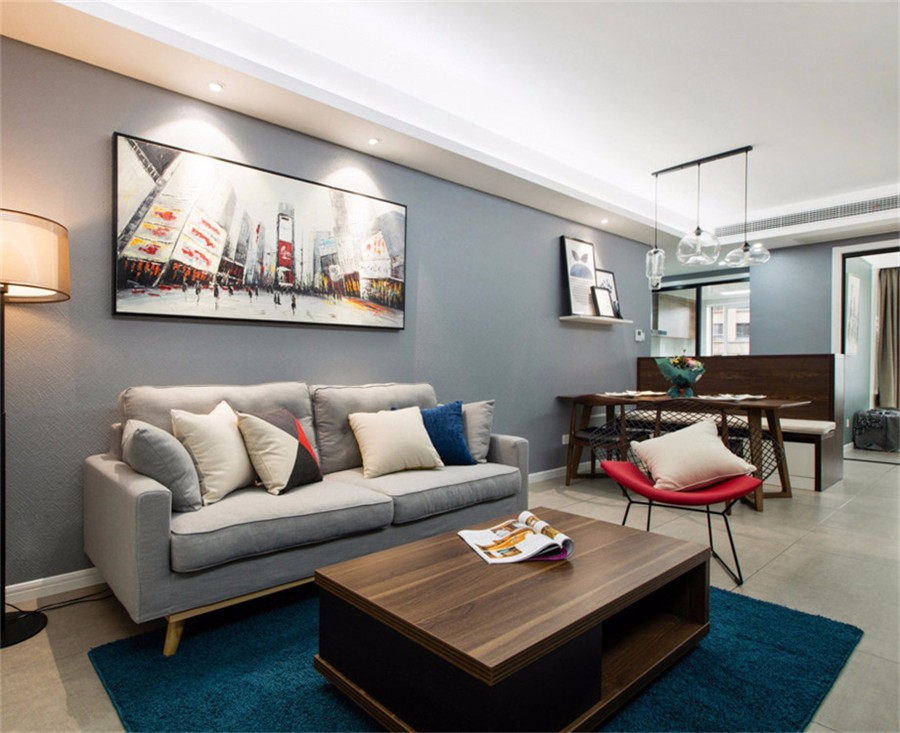 湖濱花園105平方米現(xiàn)代簡(jiǎn)約