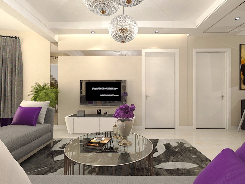 珠江新城82.09平米簡(jiǎn)約風(fēng)格設(shè)計(jì)方案