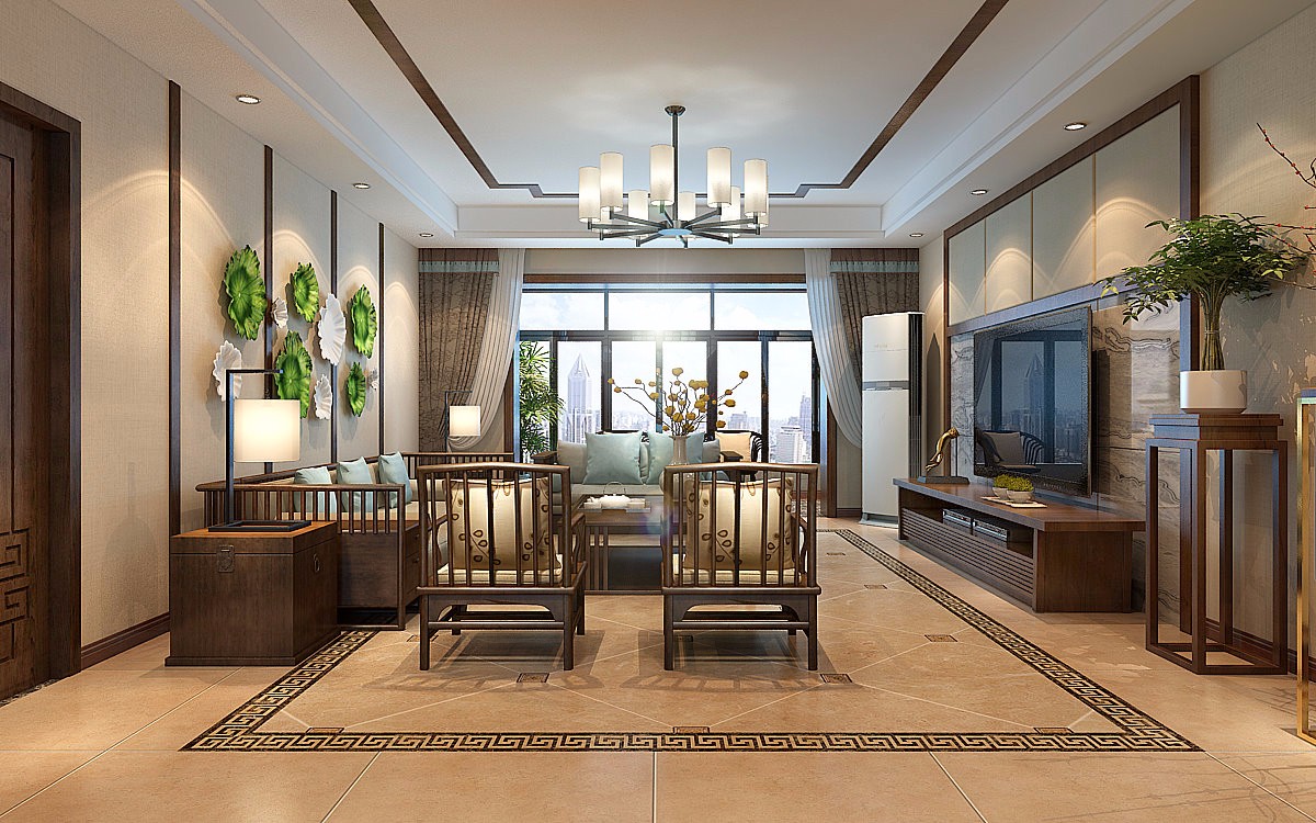 第四軍醫(yī)大學家屬院/260平米/新中式風格裝修