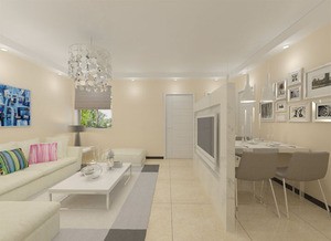 金科天籟城110平米簡(jiǎn)約風(fēng)格設(shè)計(jì)方案