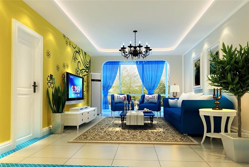 開元第一城120平地中海裝修風格