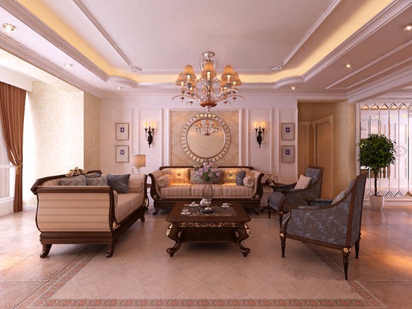 白樺林國(guó)際145平米歐式設(shè)計(jì)風(fēng)格