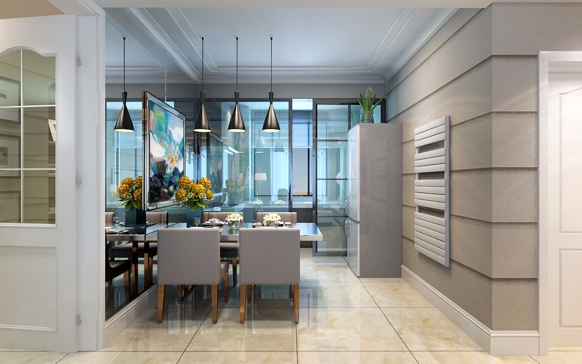 石油城小區(qū)/105平米/現(xiàn)代簡(jiǎn)約裝修風(fēng)格