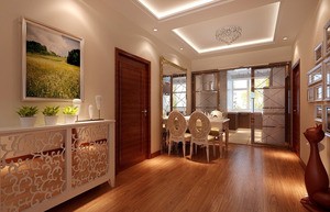 金科天籟城110平米混搭風(fēng)格設(shè)計方案