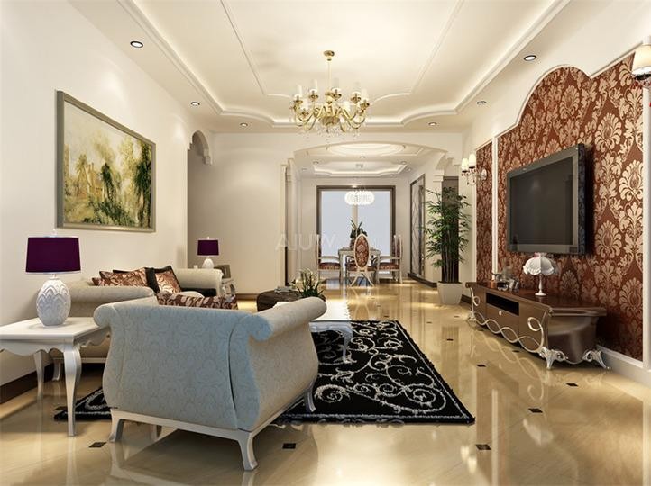 白樺林間145平米歐式風格設計