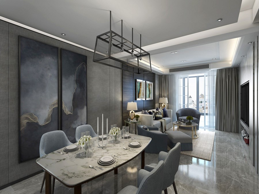 白樺林間/180平米/復式后現(xiàn)代風格