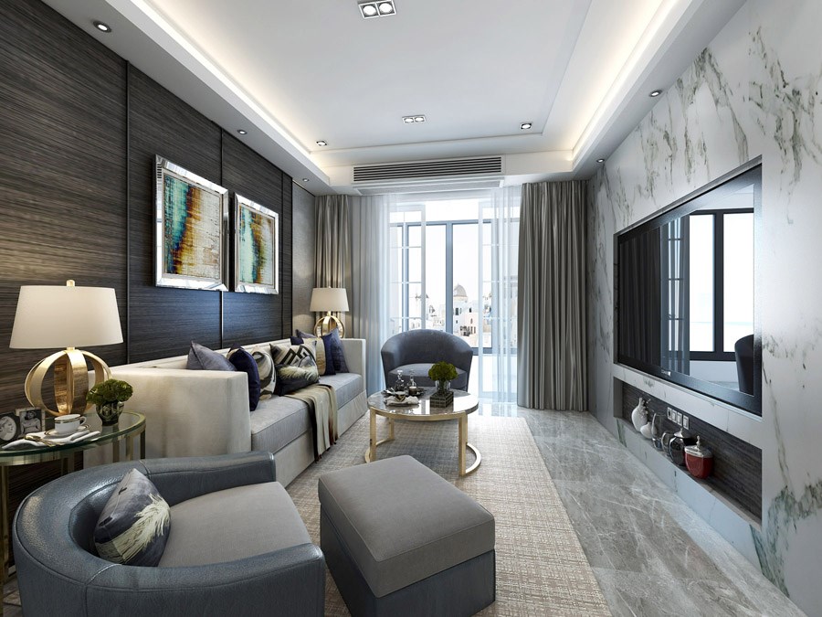 白樺林間/180平米/復式后現(xiàn)代風格