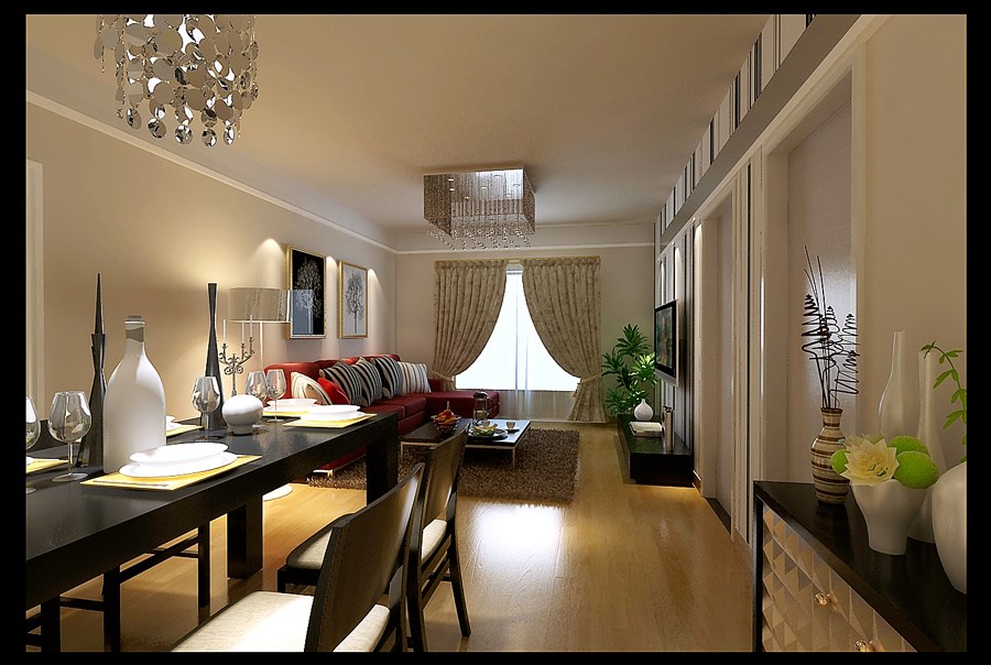 凱旋城/86平米/現(xiàn)代簡約風格