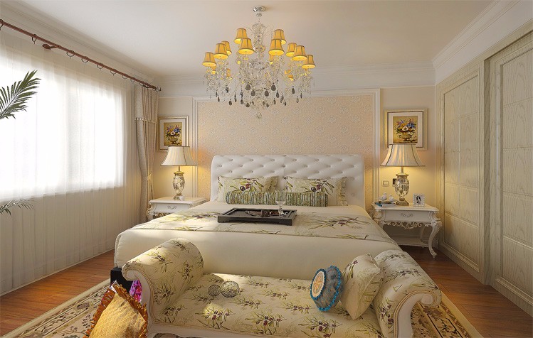 金科天籟城110平米田園風格設計方案