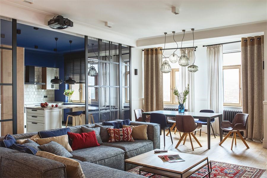 中冶一曲江山/160平米/現(xiàn)代混搭