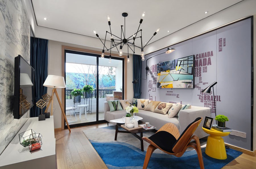 金科天籟城/130平米/現(xiàn)代風格