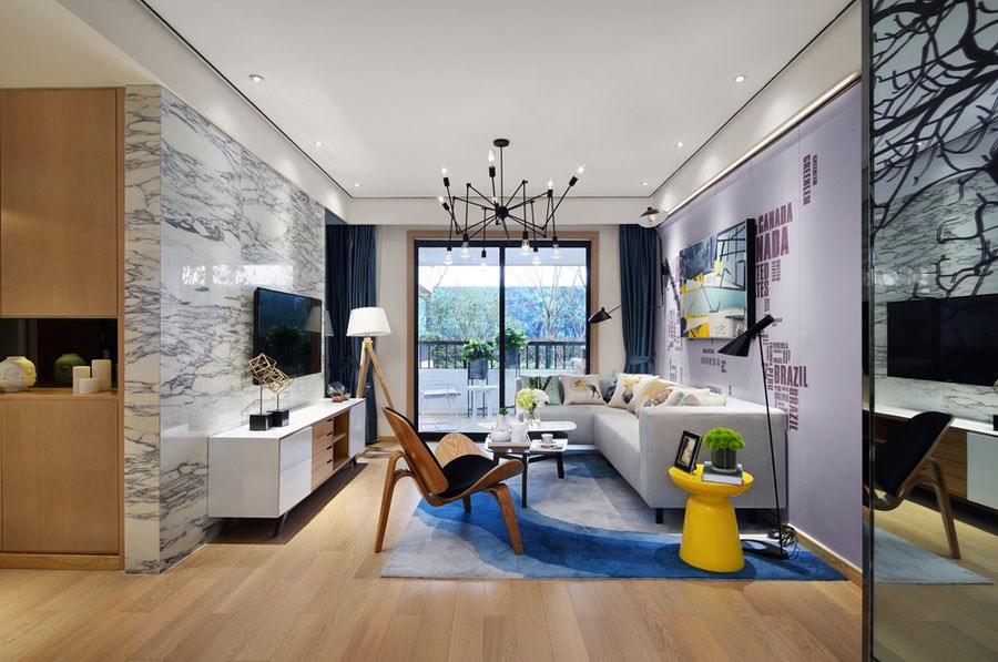 金科天籟城/130平米/現(xiàn)代風格