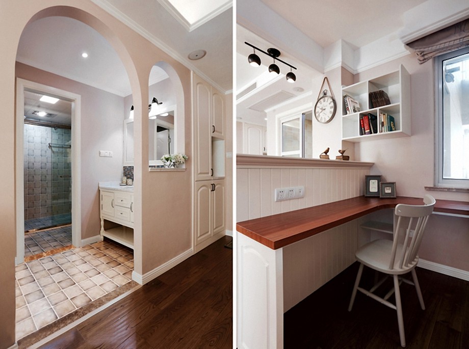 金輝世界城/140平米/美式風格設(shè)計裝修