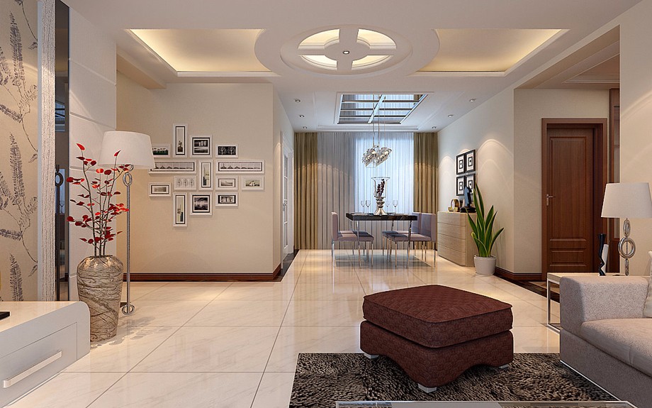 金泰假日花城/126平米/現(xiàn)代簡約風格裝修