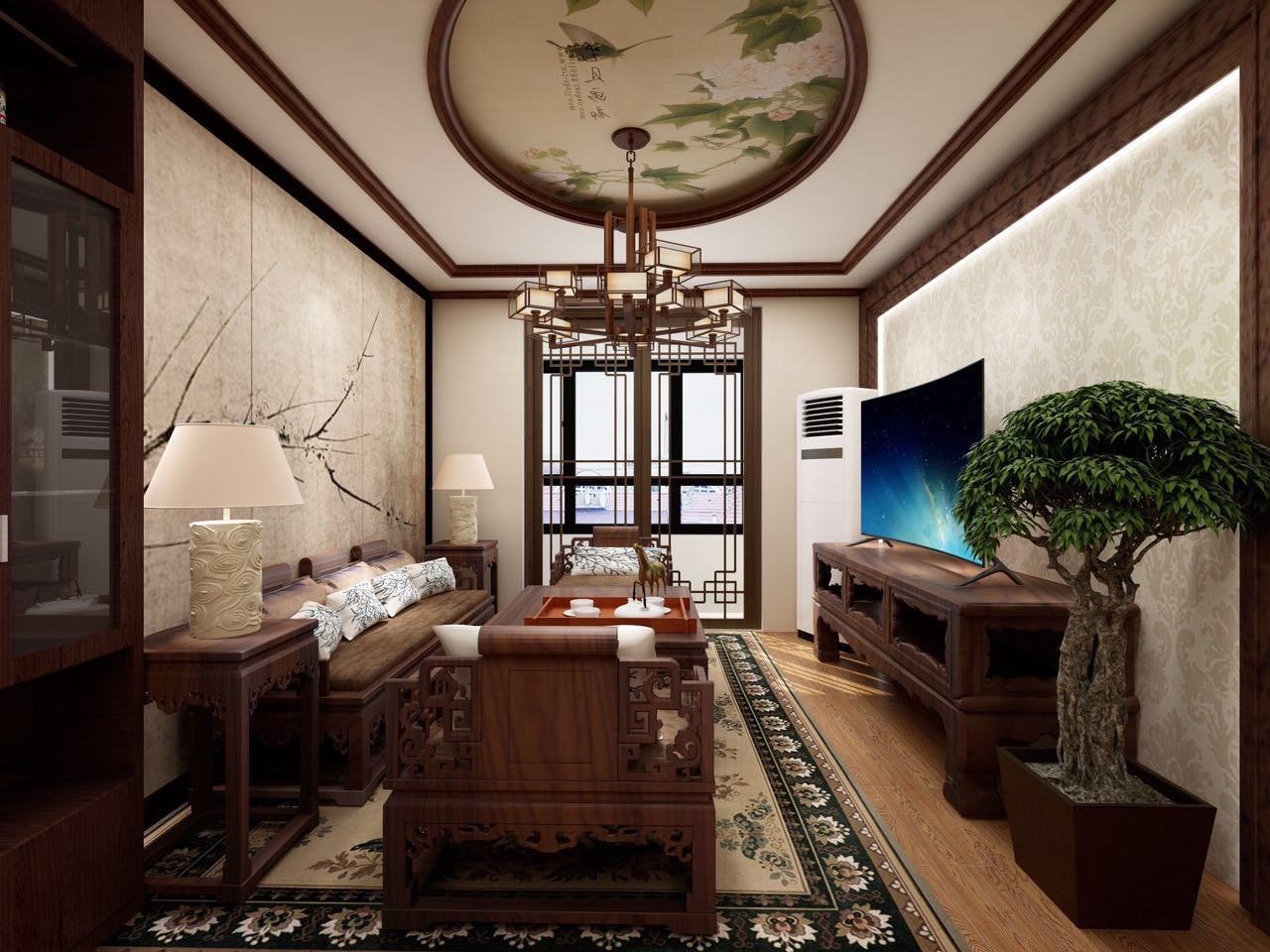 高科尚都/75平米/中式風格
