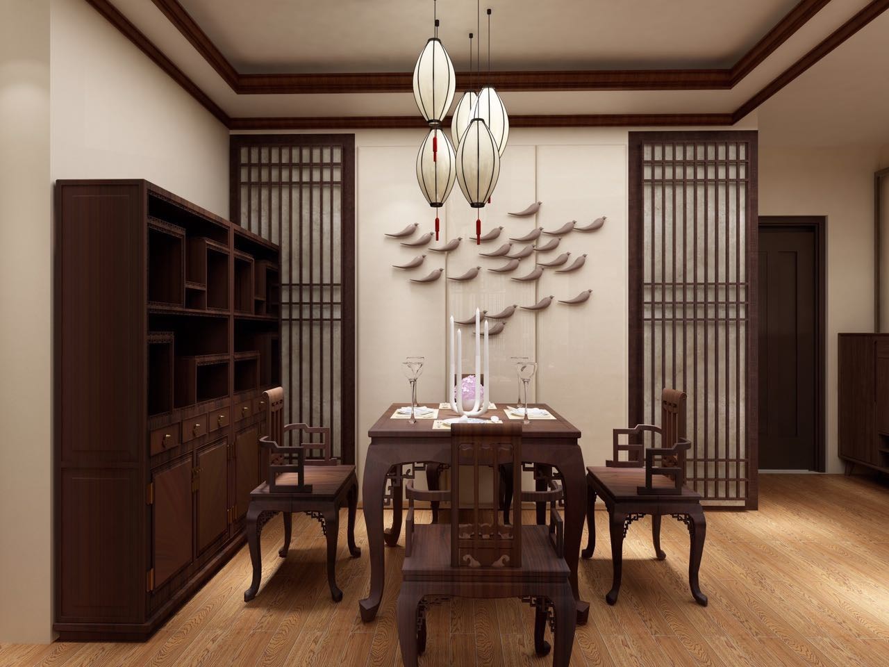 高科尚都/75平米/中式風格