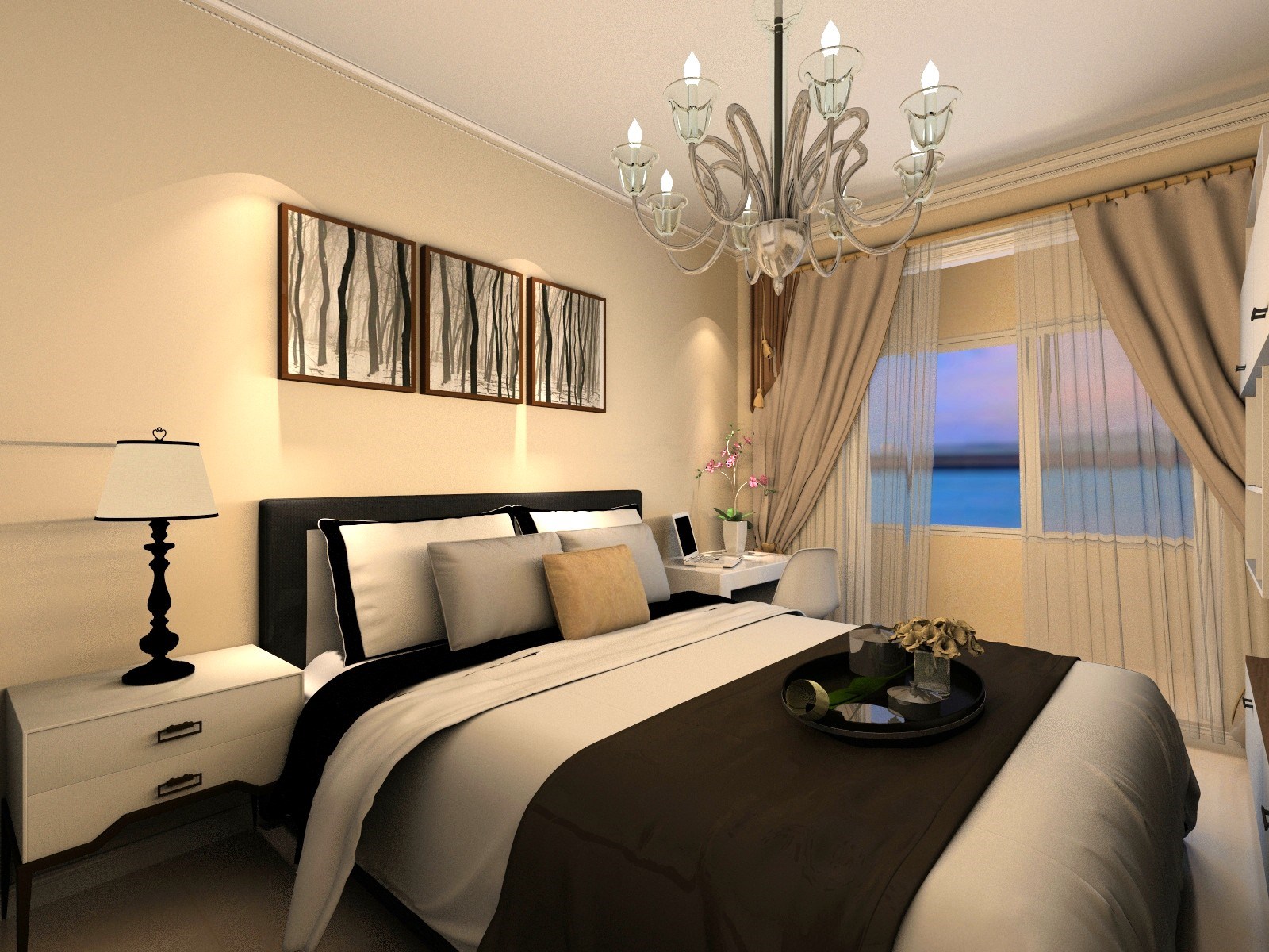 蘭喬圣菲/110平米/簡約風(fēng)格