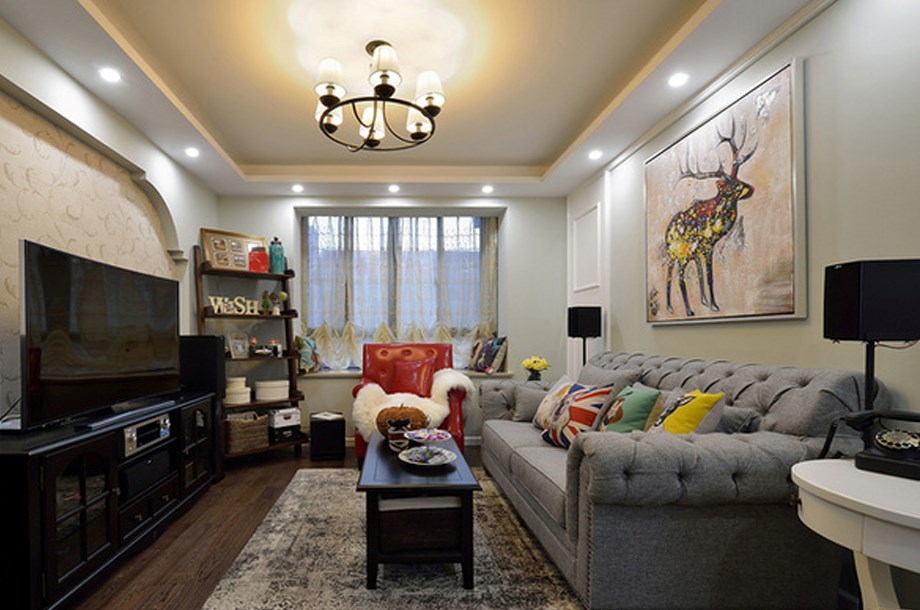 湖畔花園/54平米/鄉(xiāng)村美式風格