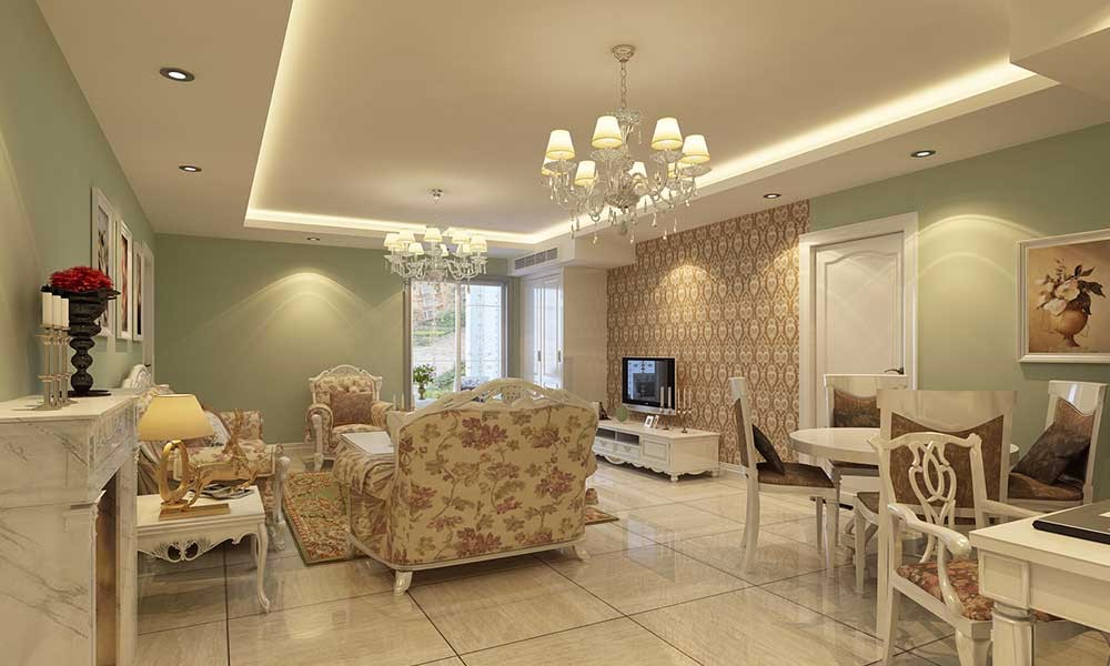 白樺林國(guó)際145平米歐式風(fēng)格設(shè)計(jì)