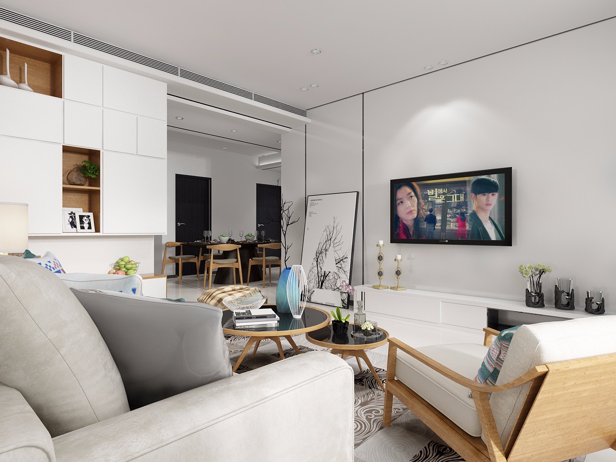 開元第一城120平米北歐風(fēng)格設(shè)計(jì)案例