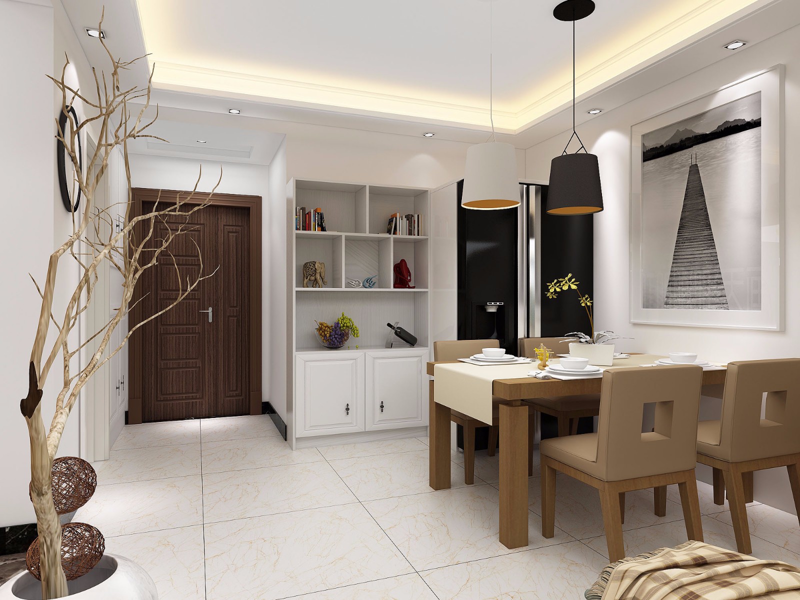 陽光臺365小區(qū)90平米現(xiàn)代簡約風(fēng)格設(shè)計案例