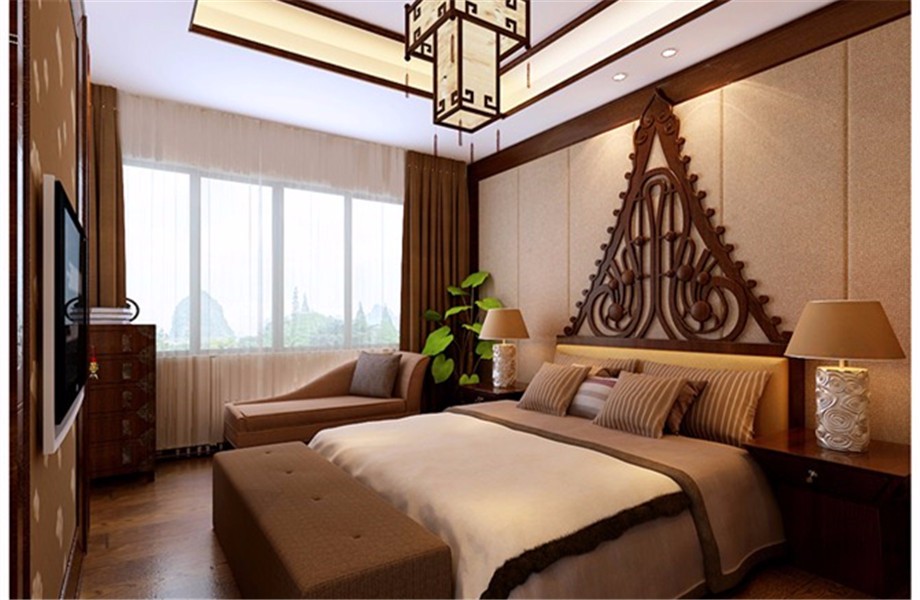 開元第一城120平米新中式風(fēng)格設(shè)計(jì)案例