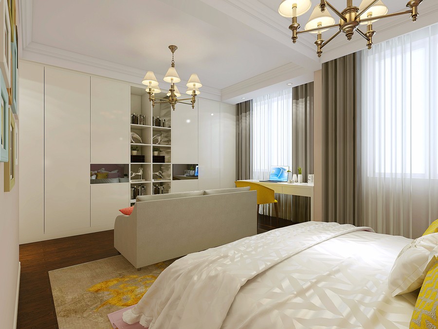 綠地國際花都/140平米/現(xiàn)代簡約風(fēng)格