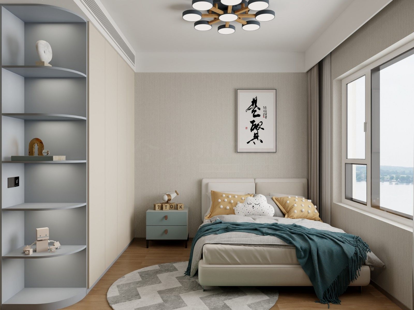 勞動(dòng)公園里