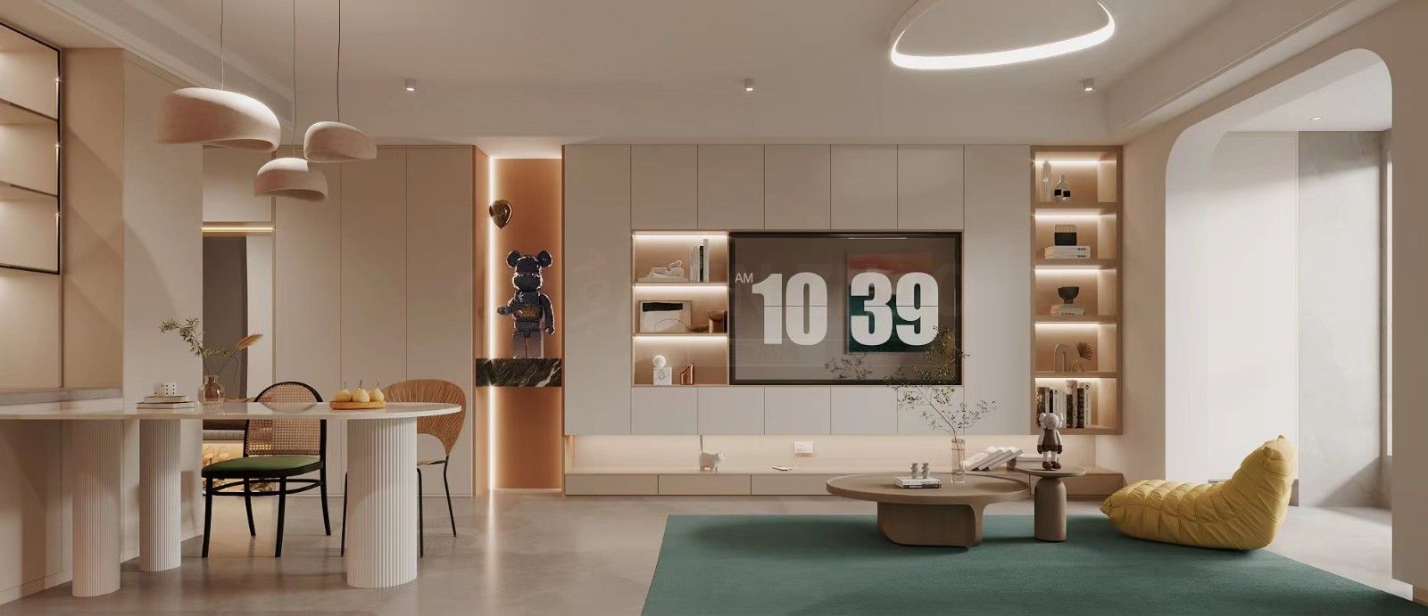 龍湖香醍92平奶油風